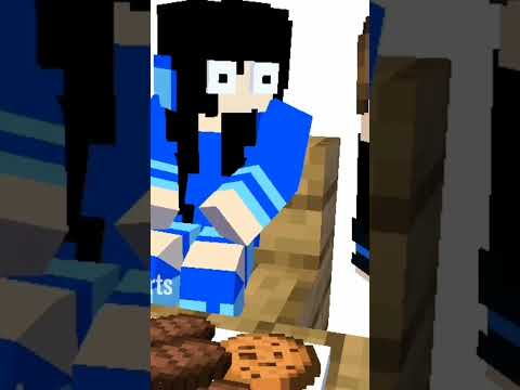 Insane Minecraft glitch while eating 😱 #shorts