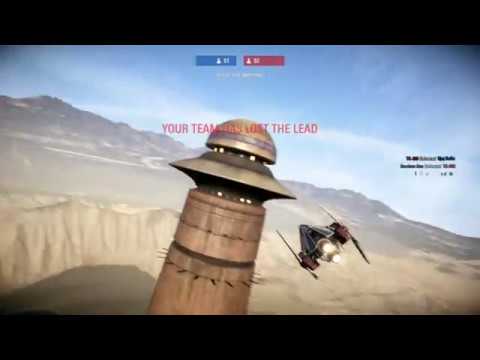 Exploring Jabba's Palace with a V-Wing | STAR WARS BATTLEFRONT II (2017)