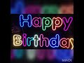 Customized Happy Birthday Neon Sign Light