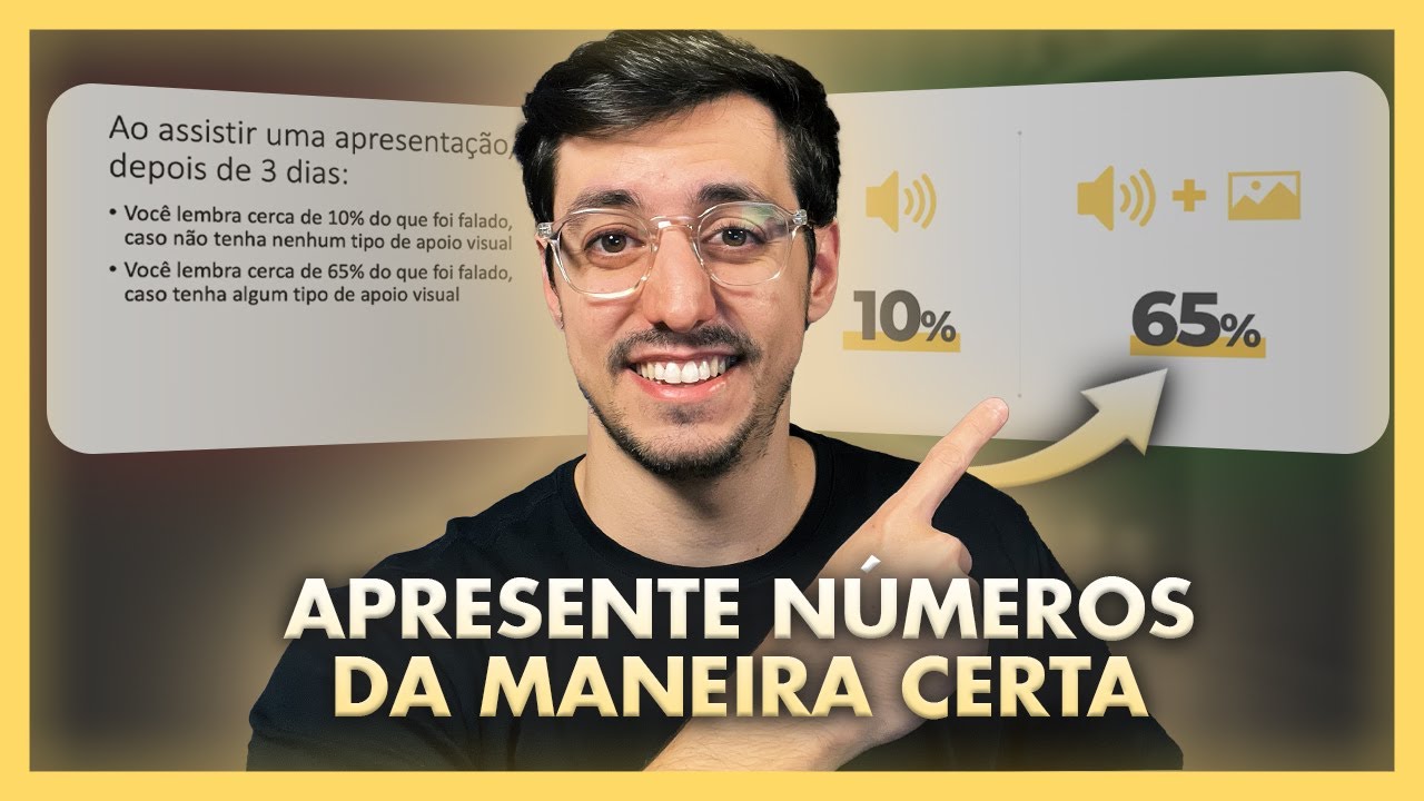 Como apresentar NÚMEROS de forma mais VISUAL e IMPACTANTE
