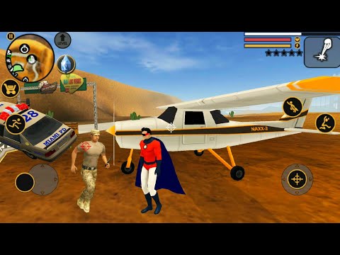 Vegas Crime Simulator Superhero Airport | NAXEEX | Android Gameplay #16