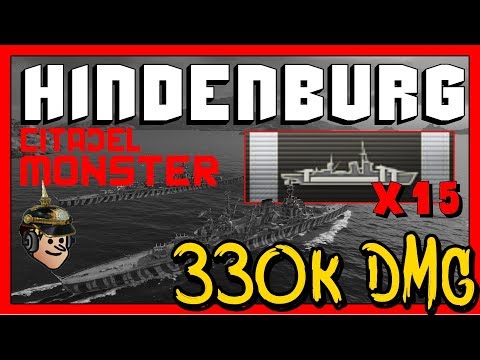 Hindenburg 330k Damage || World of Warships