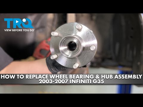 How to Replace Front Wheel Bearing & Hub Assemblies 2003-2007 Infiniti G35