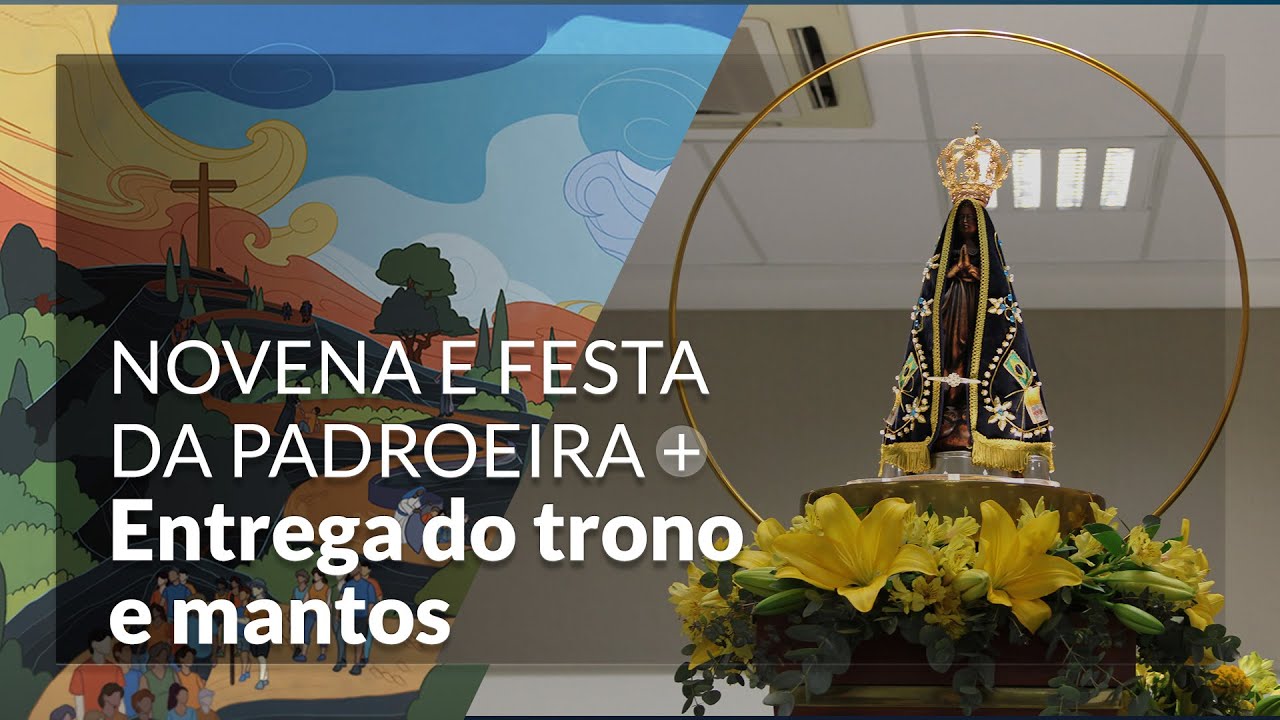Mantos e Trono de Nossa Senhora para Novena e Festa da Padroeira 2024 são lançados