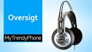Video thumbnail for AKG K142HD High Definition Professional Headset by MyTrendyPhoneDK
