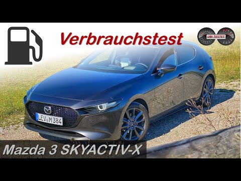Ist er ein echtes Verbrauchswunder?! Mazda 3 SKYACTIV-X M Hybrid | Verbrauchstest - Review - Test