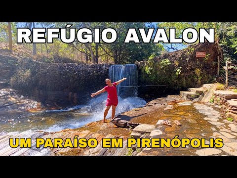 CACHOEIRA- TRILHA -APRENDIZADO UM PARAÍSO EM PIRENÓPOLIS GOIÁS..