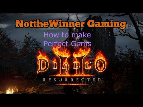 Diablo 2 Resurrected How to Make Perfect Gems like Perfect Topaz for Magic Find!