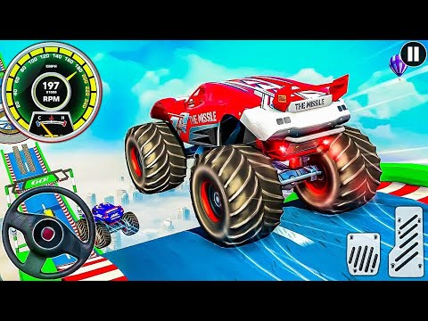 Mega Ramp Bus Stunts Simulator: Coach Bus Extreme Stunt Racing - Android Gameplay