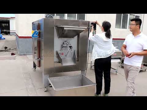 Batch Type 100KG/H Rotary Nut Roasting Machine