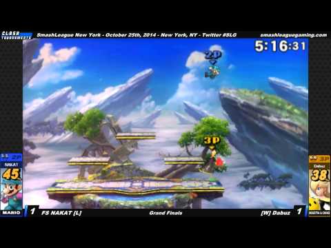 SmashLeague NY 3DS Grand Finals - Dabuz vs FS NAKAT - Smash 3DS