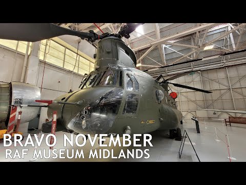 Bravo November - Chinook ZA718 walk around RAF Museum Midlands (Cosford)