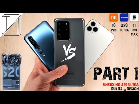 Xiaomi Mi 10 Pro vs Samsung S20 Ultra vs iPhone 11 Pro Max Design & Build Comparison