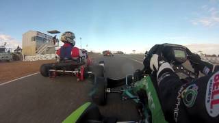 preview picture of video 'Kart racing at Geraldton. Western Cup 2013'