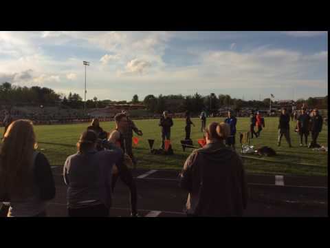 Jack Herkert long jump at WIAA Regional in Verona 5/22/2017