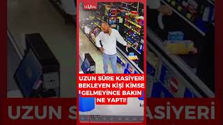 Raftaki ürünleri kasiyerler daha fazla çalışsın diye indirdi! #shorts 