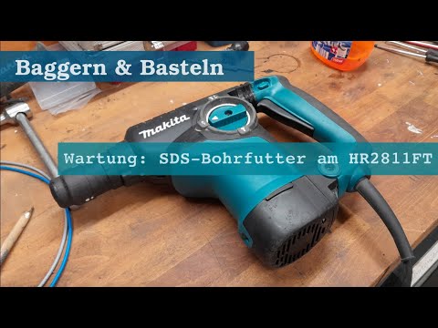 Wartung: Makita HR 2811 FT Bohrfutter