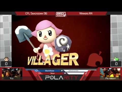 CFL Smackdown 96 WiiU - YLD (Villager) vs Poltergust (Yoshi) - Winners R4