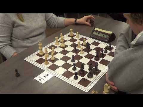 WGM Ilze Berzina - FM Tokranovs Dmitrijs, Scandinavian defence, Rapid chess