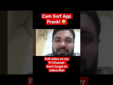 Cam Surf App Prank! Watch the full video on my YT Channel. Don't forget to subscribe! 🫶🏻 #CamSurf