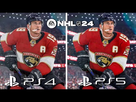 NHL 24 PS4 vs PS5 Graphics Comparison