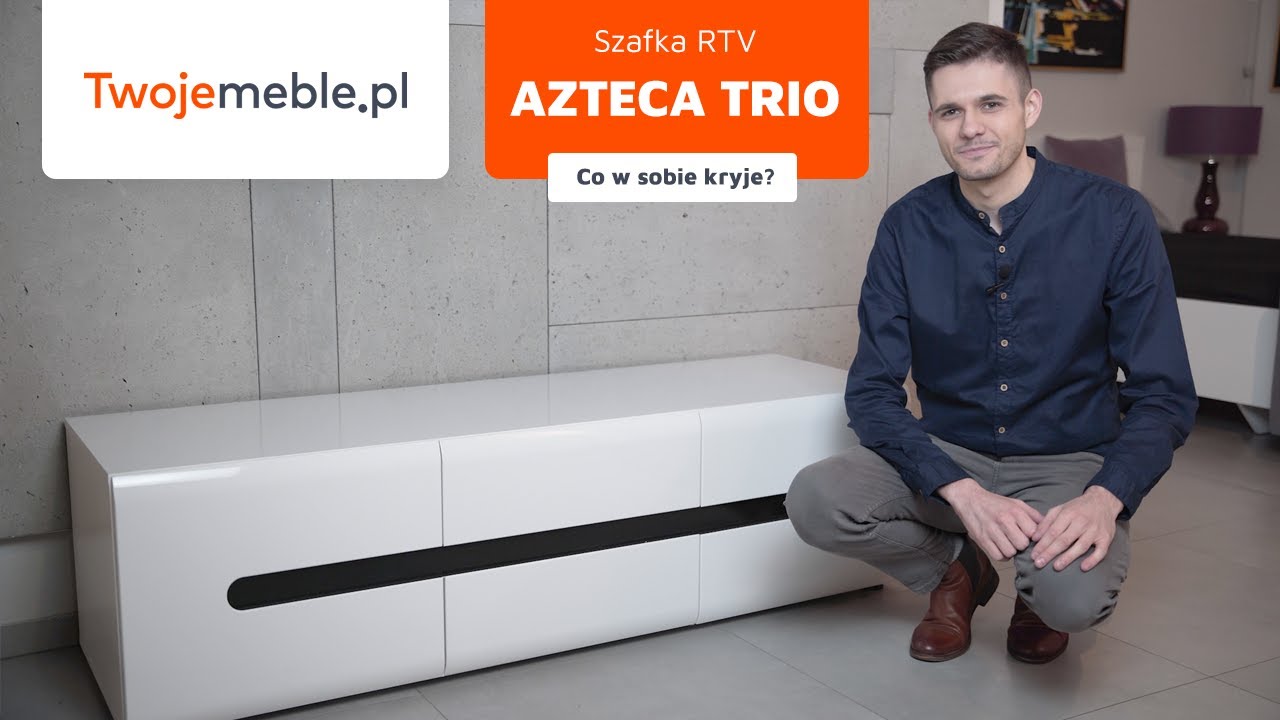 Kolekcja Azteca Trio - nowoczesna szafka RTV