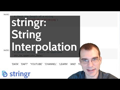 Stringr String Interpolation