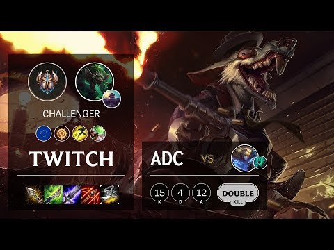 Twitch ADC vs Ezreal - EUW Challenger Patch 10.4