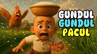 Download lagu Lagu Gundul-Gundul Pacul – Hisyam Dikejar Ayam! Nasi Terbang di Sawah 🌾🐔 mp3