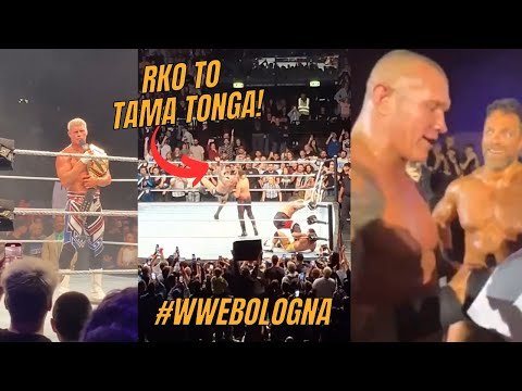 Tama Tonga first match | Gets RKO! | #WWE Italy