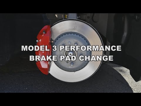 How to change Model 3 Performance brake pads