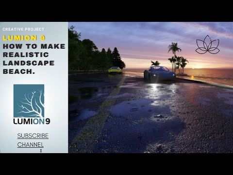 LUMION. HOW TO MAKE Realistic Landscape BEACH.