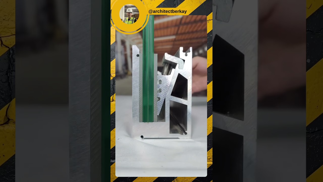 impressive aluminum profile section | detail #diy #satisfying #shorts  video by Pailian888