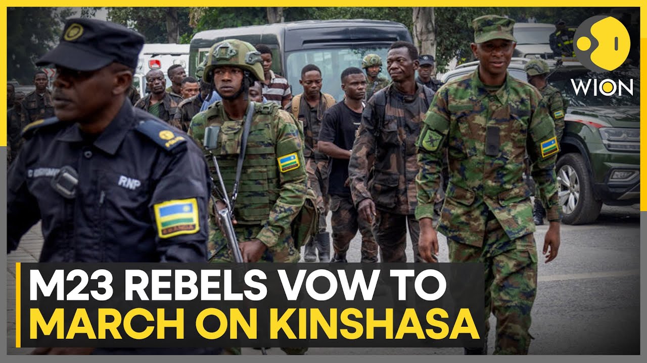 DR Congo Crisis: Rwanda-Backed M23 Rebels Pledge to March on Kinshasa | World News | WION