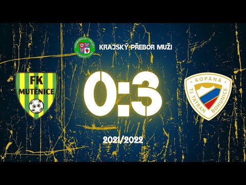 Sestřih FK Mutěnice - TJ Tatran Bohunice
