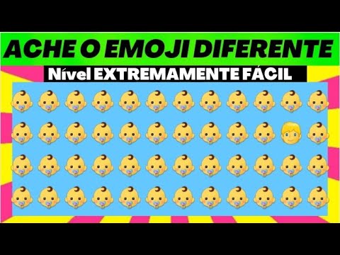 🔵 QUIZ DESAFIO: ENCONTRE O EMOJI DIFERENTE PARTE 3 [Play Quiz Brasil Testes] #acheoemojidiferente