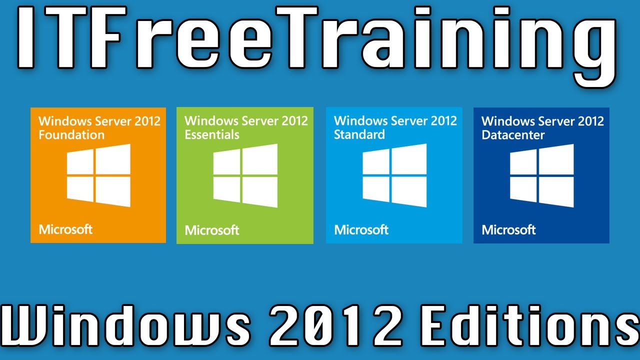 Windows 2012 Editions