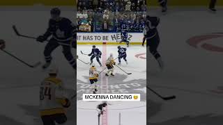 Gavin McKenna is just having fun with the puck out there 😅#Leafs