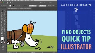 Illustrator Locate Object Layers Panel Quick Tip