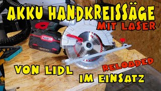 LIDL - PARKSIDE® 20V Akku Handkreissäge PHKSA 20-Li A2 im Hands ON