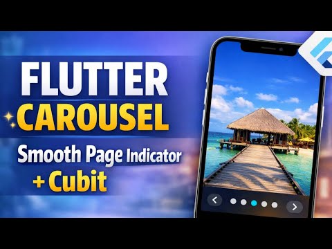 Flutter Carousel Slider with Smooth Page Indicator | Cubit State Management Tutorial