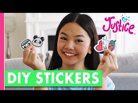 HOW TO MAKE YOUR OWN STICKERS | JESSALYN GRACE