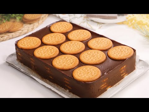 NO-BAKE Chocolate Cookie Cake 🍫 The easiest and most delicious!