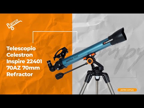 porter.com.py - Telescopio Celestron Inspire 22401 70AZ 70mm Refractor