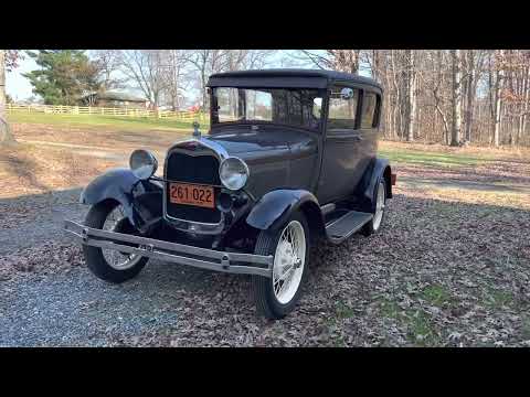 1929 Ford Model A Tudor Sedan