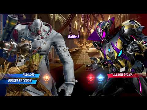Nemesis RocketRacoon vs Ultron Sigma
