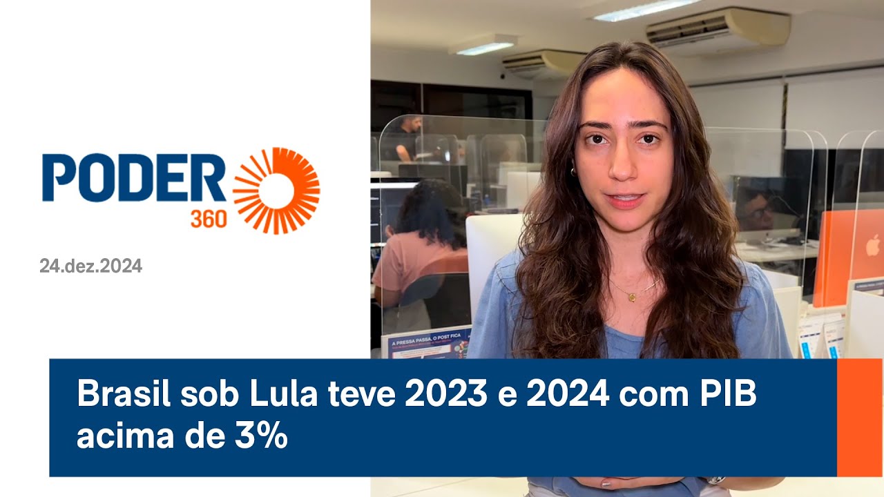 Brasil sob Lula teve 2023 e 2024 com PIB acima de 3%