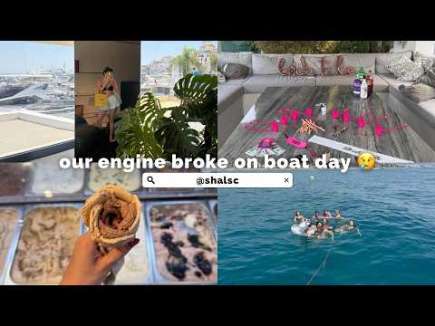 Our boat broke down!!⚓️😢