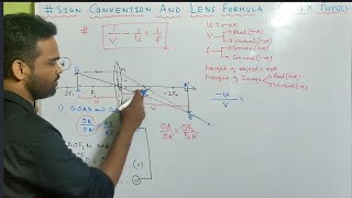 Sign Convention and Lens Formula ICSE Class 10 || Sign convention of light Chapter class 10 || lens