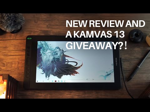 Grafikos Planšetė - Huion Kamvas 13 5080 Lpi Violetinė video